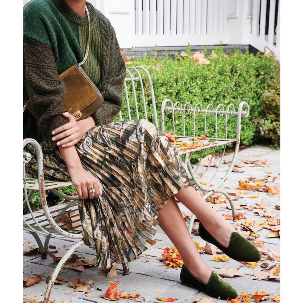 Women’s BIRDIES “The Heron Loafer” in Olive Green